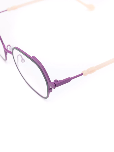 Face À Face Layered-frame Glasses In Violett