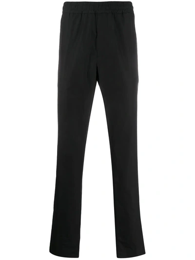 Shop Stella Mccartney Elasticated Waist Slim Trousers In Black