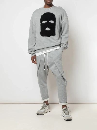 Shop Mostly Heard Rarely Seen Hide And Seek Print Sweatshirt In Grey