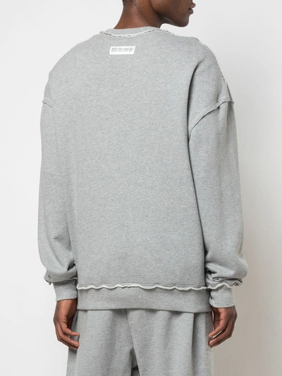 Shop Mostly Heard Rarely Seen Hide And Seek Print Sweatshirt In Grey