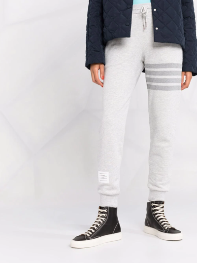 Shop Thom Browne Signature 4-bar Stripe Track Pants In Grau