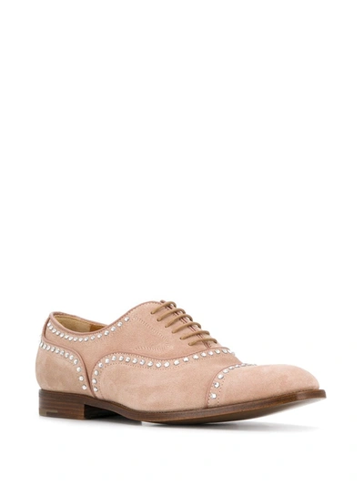 Shop Church's Crystal-embellished Oxford Shoes In Neutrals