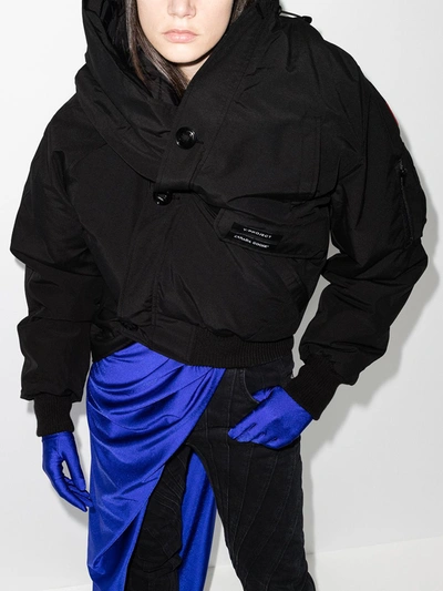 Shop Y/project X Canada Goose Chilliwack Oversized Bomber Jacket In Black
