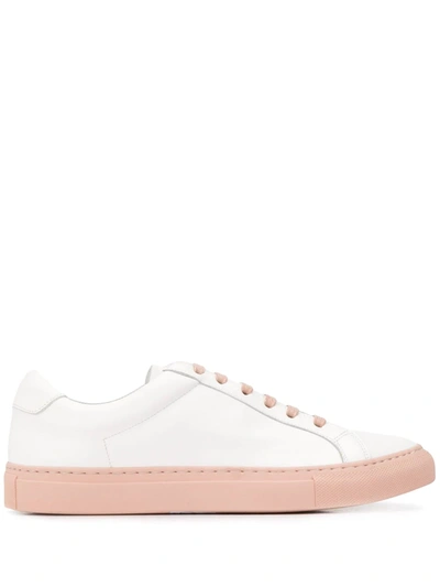Shop Scarosso Silvia Lace-up Sneakers In White