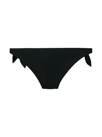 Shop Dolce & Gabbana Side-tie Bikini Bottoms In Black