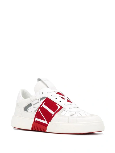 Shop Valentino Vl7n Low-top Sneakers In White