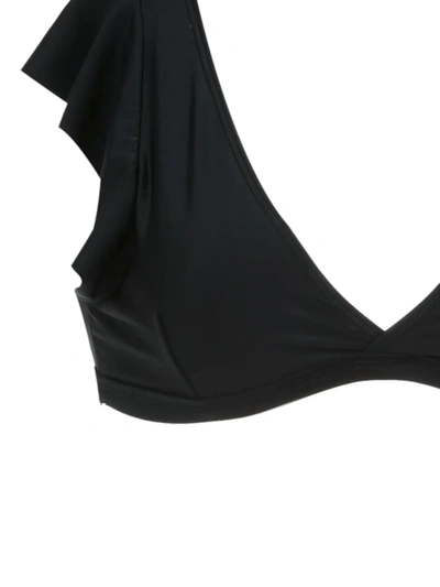 Shop Brigitte Ruffled Bikini Set In Black