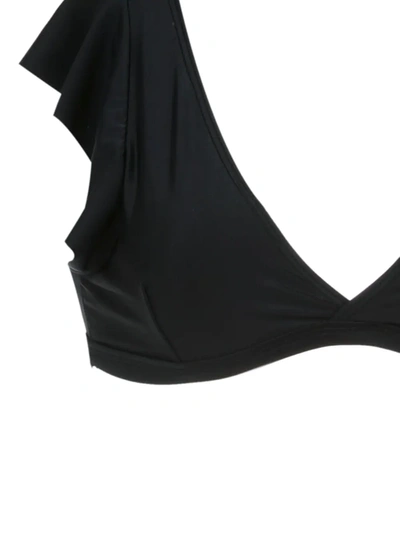 Brigitte Ruffled Bikini Set In Black