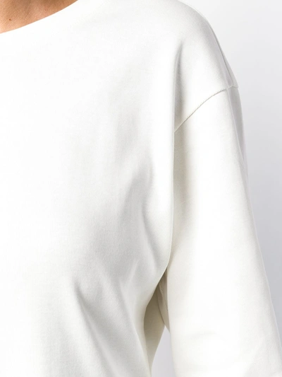 Shop Aalto Asymmetric Sleeve T-shirt In White