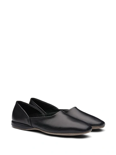 Shop Church's Jason Leather Grecian Slippers In Black