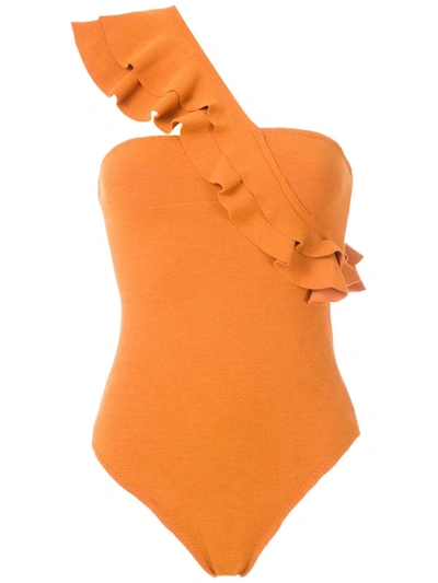 Shop Clube Bossa Siola Swimsuit In Orange