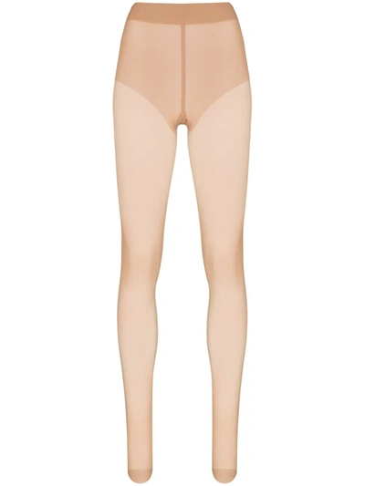 Wolford Neutral Pure 10 Tights In Neutrals