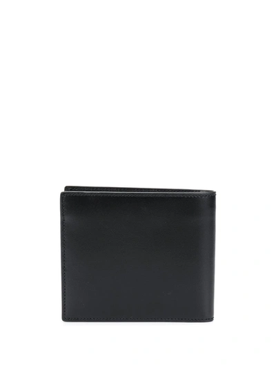Saint Laurent Tiny Cassandre East/west Wallet In Black