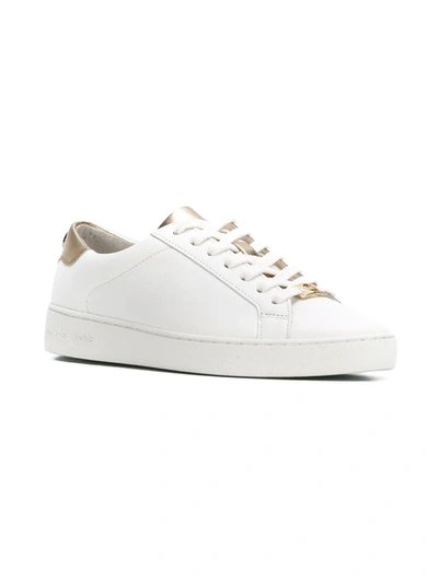 Shop Michael Michael Kors 'irving' Sneakers In White