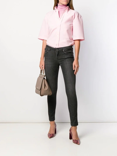 Shop Dolce & Gabbana Low-rise Skinny Jeans In Black