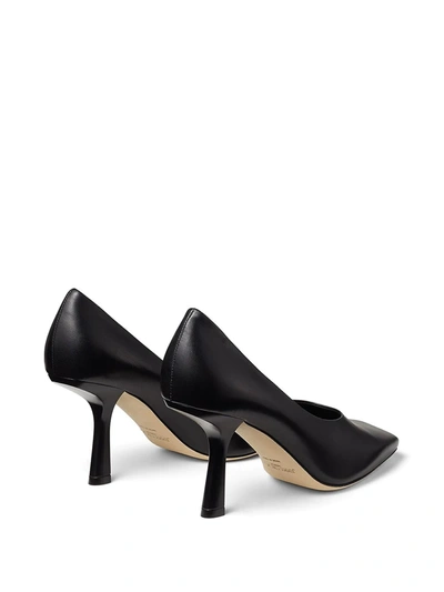 Shop Jimmy Choo Marcela 85mm Square-toe Pumps In Black