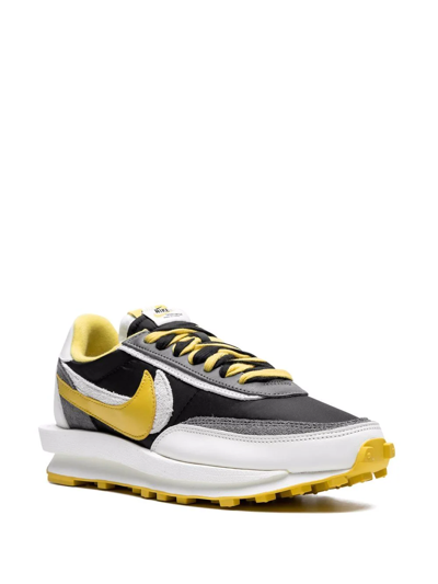 Shop Nike X Sacai X Undercover Ldwaffle "bright Citron" Sneakers In Black