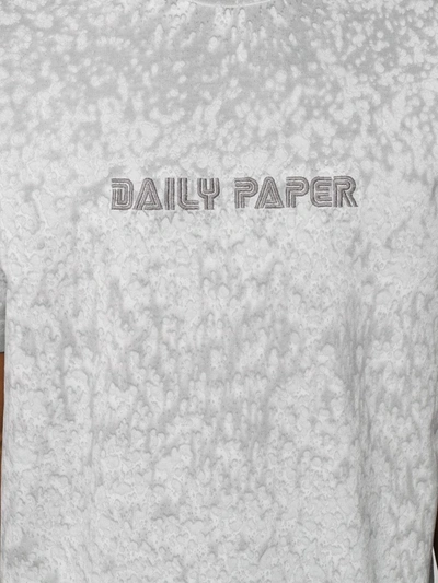 Shop Daily Paper Logo Print Short-sleeved T-shirt In Grey