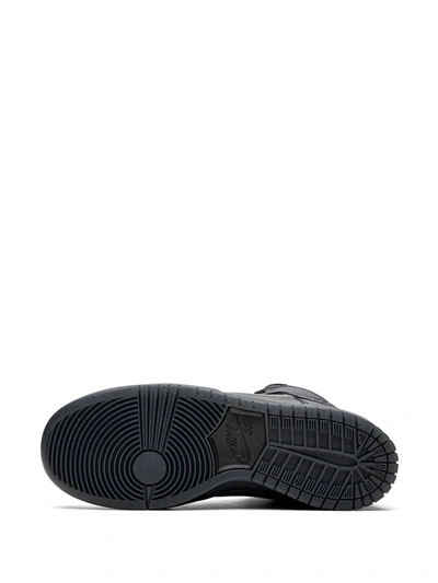 Shop Nike X Fpar Sb Dunk High Sneakers In Black