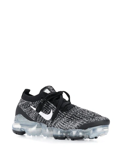 Shop Nike Air Vapormax Flyknit 3 "black/white/metallic Silver" Sneakers