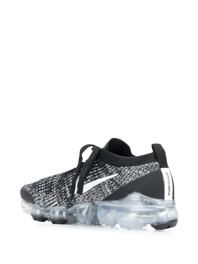 Shop Nike Air Vapormax Flyknit 3 "black/white/metallic Silver" Sneakers