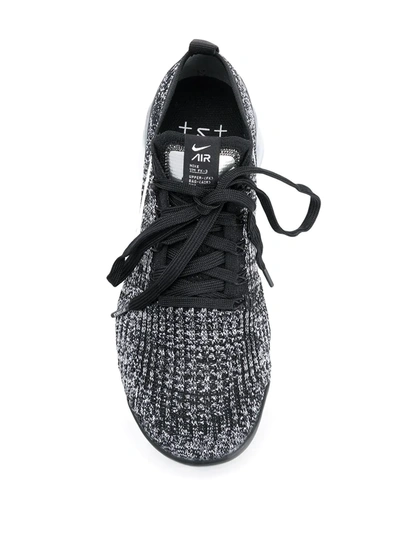 Shop Nike Air Vapormax Flyknit 3 "black/white/metallic Silver" Sneakers