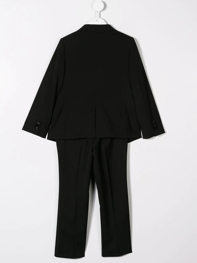 Shop Dolce & Gabbana Single-breasted Tuxedo Suit In Black