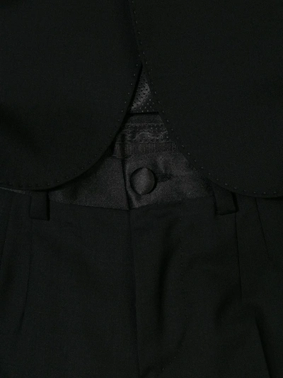 Dolce & Gabbana Double-breasted Suit Set In Black