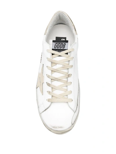 Shop Golden Goose Super-star Low-top Sneakers In White