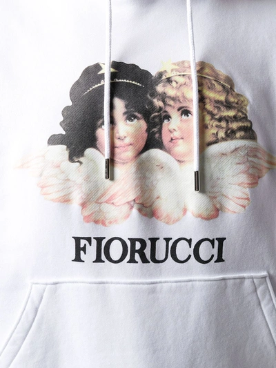 Shop Fiorucci Vintage Angels Hoodie In White
