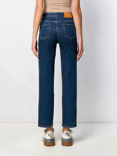 Shop Stella Mccartney Straight Leg Jeans In Blue