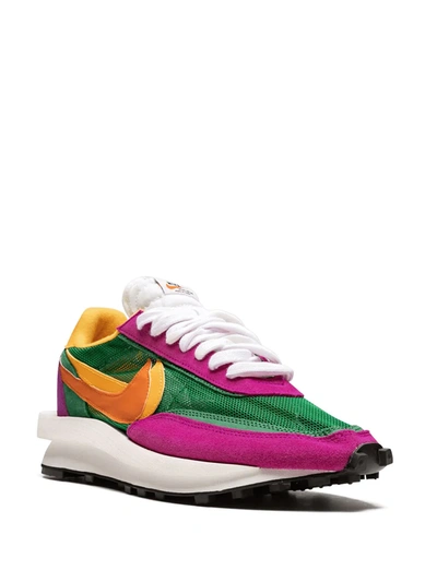 Shop Nike X Sacai Ldwaffle "pine Green" Sneakers