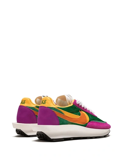 Shop Nike X Sacai Ldwaffle "pine Green" Sneakers