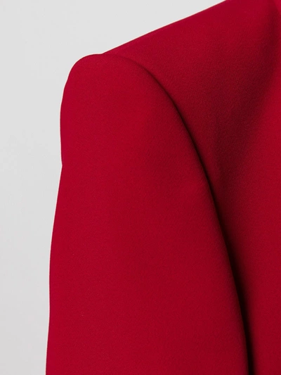 Shop Red Valentino Single-breasted Blazer In Red