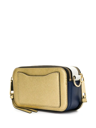 Shop Marc Jacobs The Snapshot Small Camera Bag In Metallic