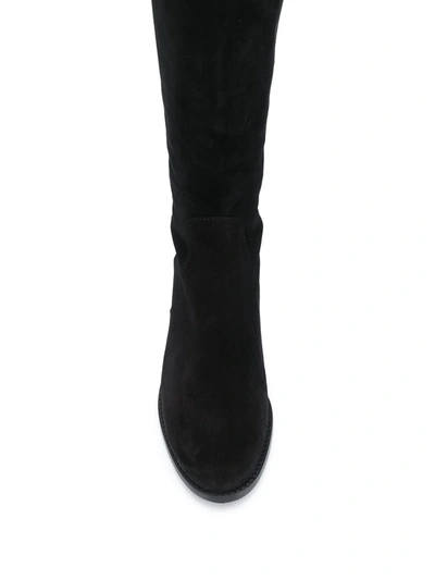 Shop Stuart Weitzman 45mm Thigh High Boots In Black