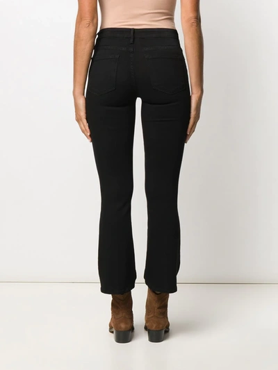 Frame Slim-fit Cropped Jeans In Black