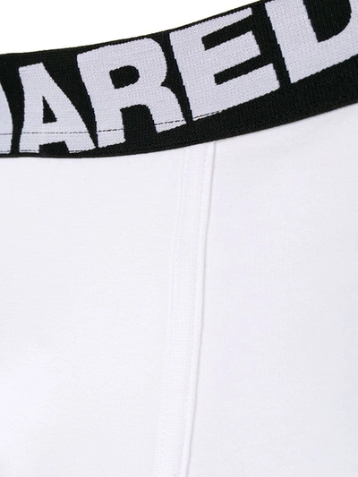 Shop Dsquared2 Logo Waistband Boxers In White