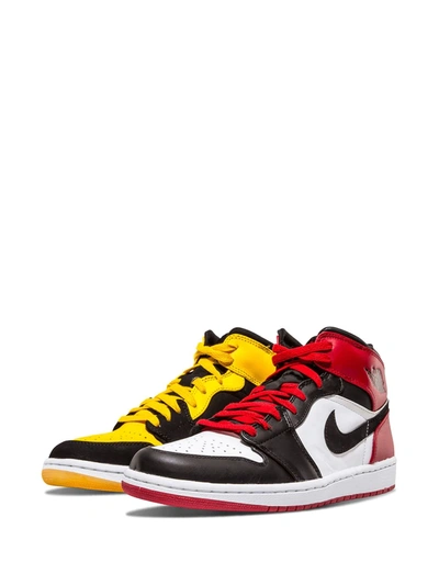 Shop Jordan Air  1 Mid "old Love/new Love" Sneakers In Black