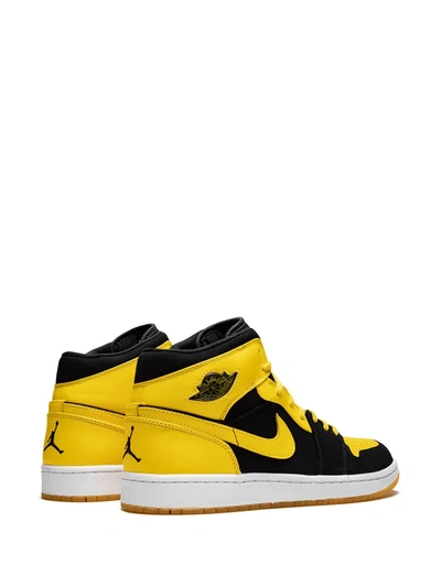 Shop Jordan Air  1 Mid "old Love/new Love" Sneakers In Black