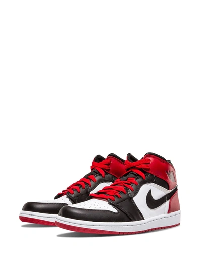 Shop Jordan Air  1 Mid "old Love/new Love" Sneakers In Black