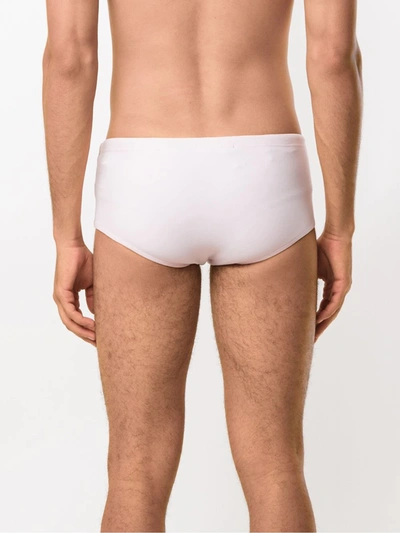 Amir Slama Panelled Trunks In Pink