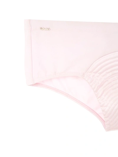 Shop Amir Slama Panelled Trunks In Pink