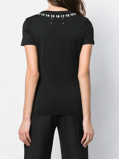 Shop Maison Margiela Logo T-shirt In Black