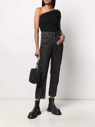 Alyx Chain Strap Zipped Tote Bag In Black