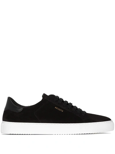 Cap Toe Trainers In Black Leather
