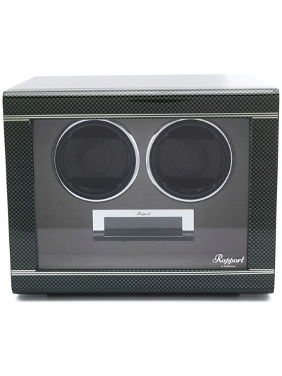 Shop Rapport Formula Double Watch Winder In Black