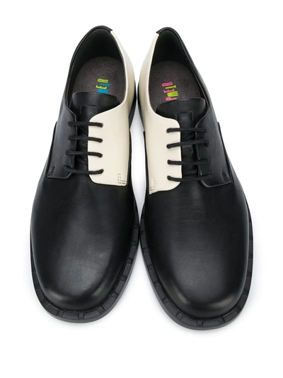 Shop Camper Two Tone Lace-up Shoes In Black