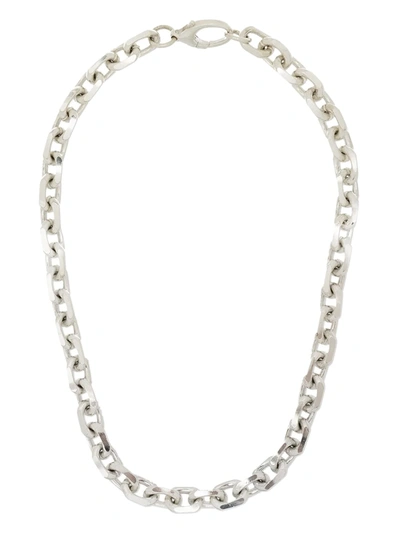 Shop Hatton Labs Xl Edge Chain Necklace In Silver