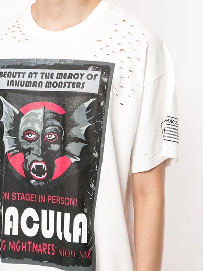 Shop Haculla Monster Logo T-shirt In White